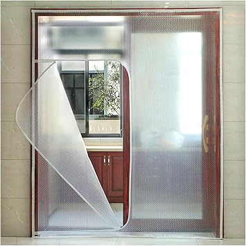 Window Insulation Film for Winter, Window Insulation Kit, Home Thermal Insulated Curtains, 4mm Bubble Film, Windproof/Waterproof/dustproof,WxH-100x200cm/39 * 79in
