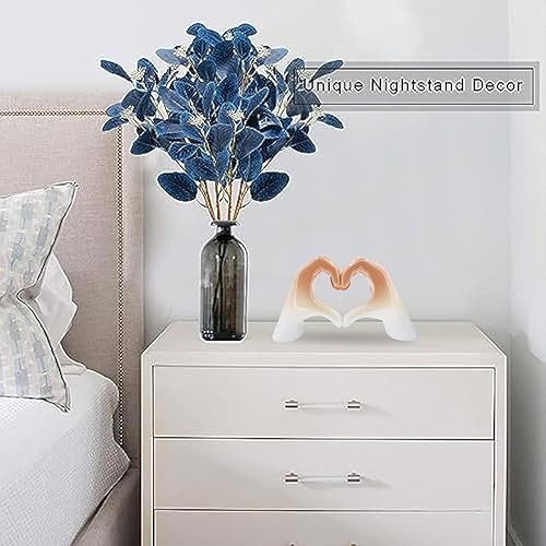 Miniatura 8 de Divertida estatua de gesto de pulgares hacia arriba, decoración negra, escultura moderna de resina para el hogar, decoración para sala de estar,