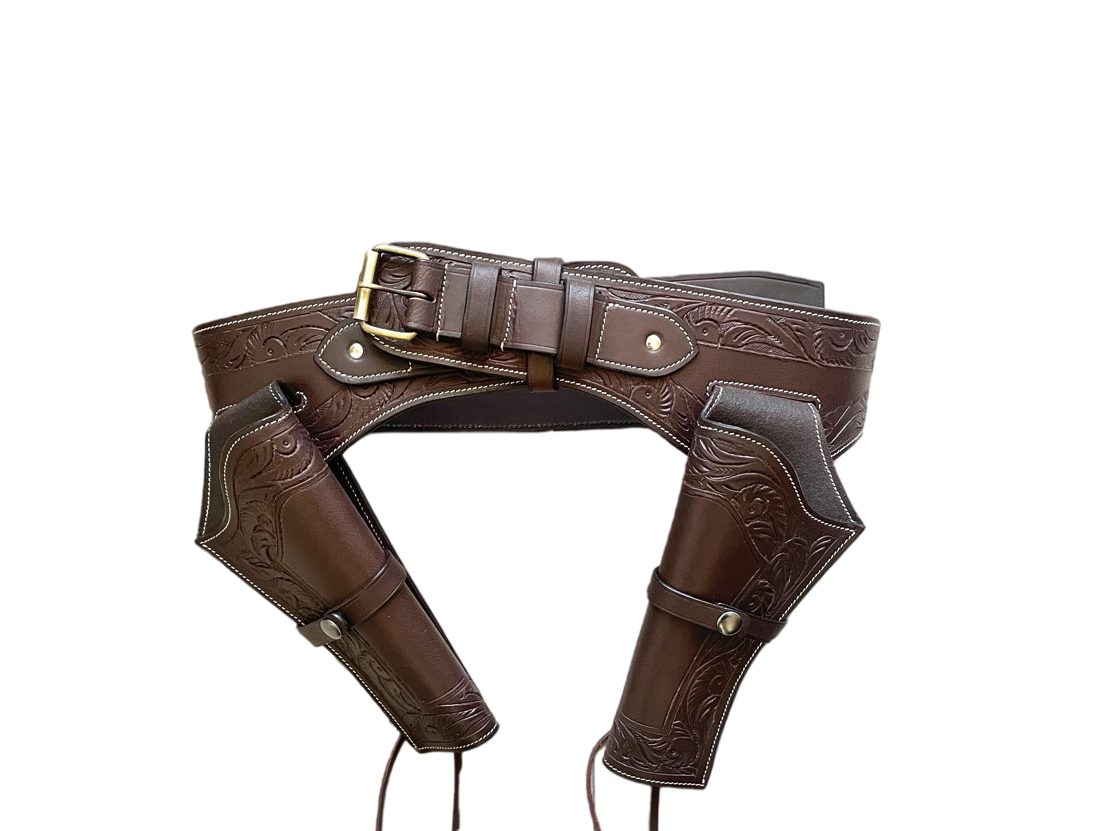Brown Western Leather Double Holster