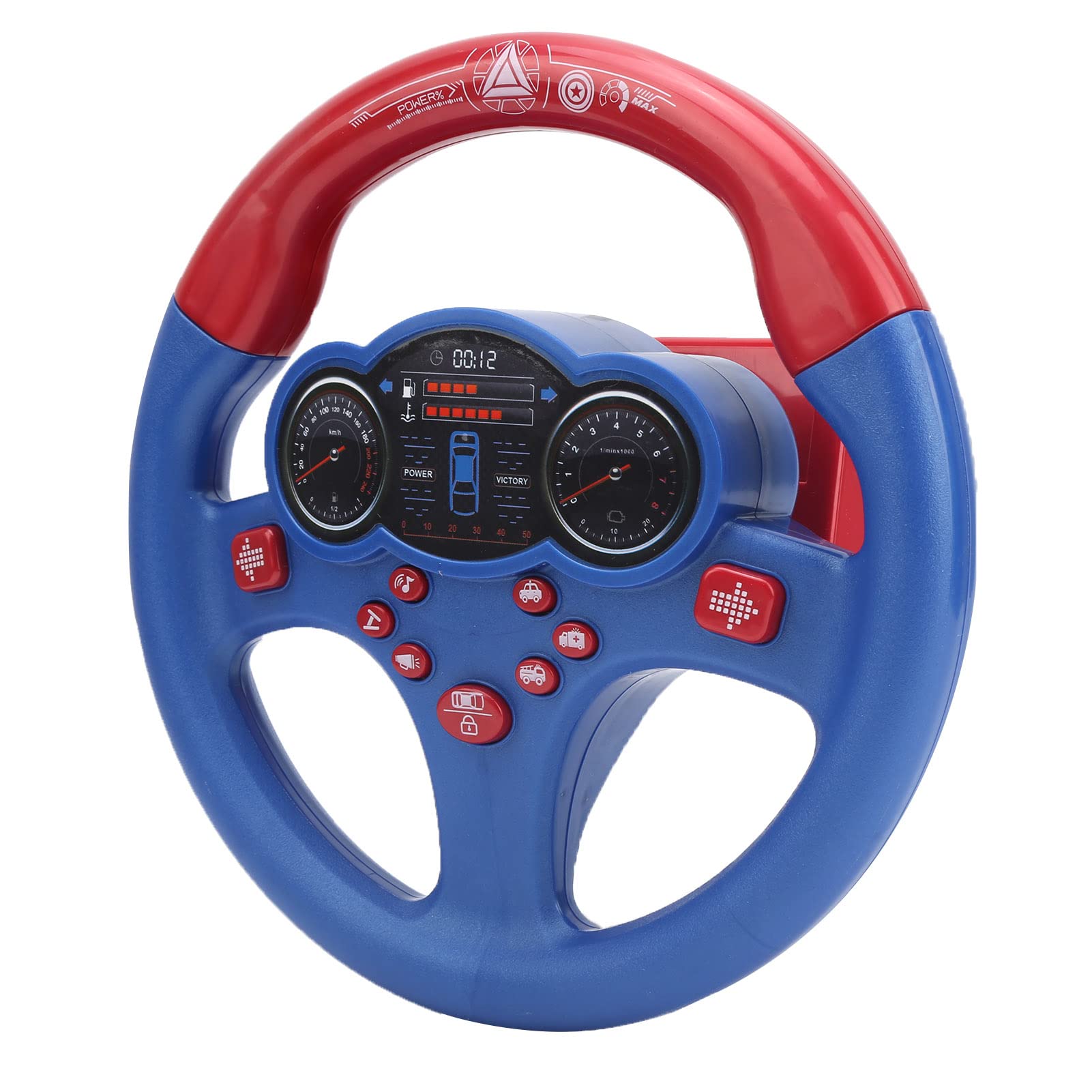 ARTOCT Kids Educational Steering Wheel Toy, 3+ Years (Blue)