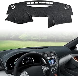 for Toyota Camry Dash Cover 2011 2010 2009 2008 2007 Dashboard Cover Mat Custom Fit Toyota Camry 2011-2007, Black