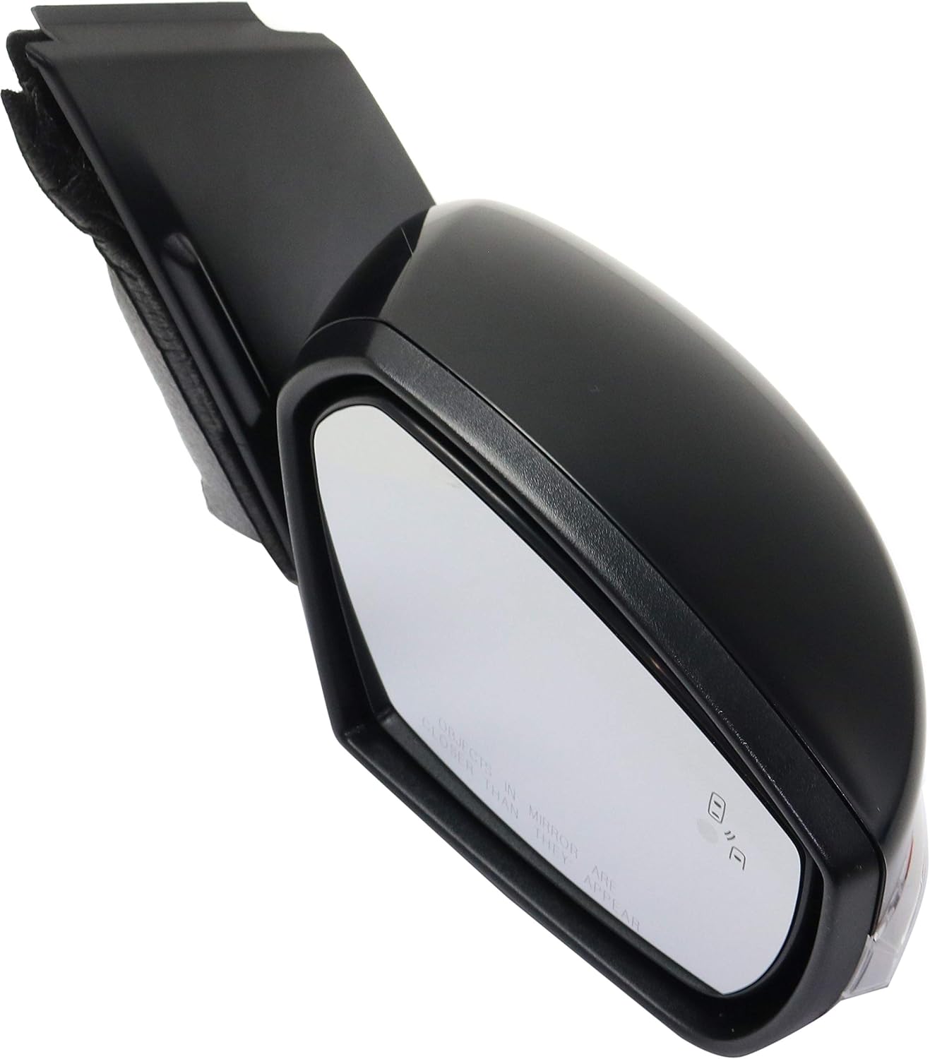 Kool Vue Passenger Side Power Heated Mirror for Ford Escape 2017-2019 With Signal Light, Blind Spot Monitor, Memory & Puddle Lamp Paintable