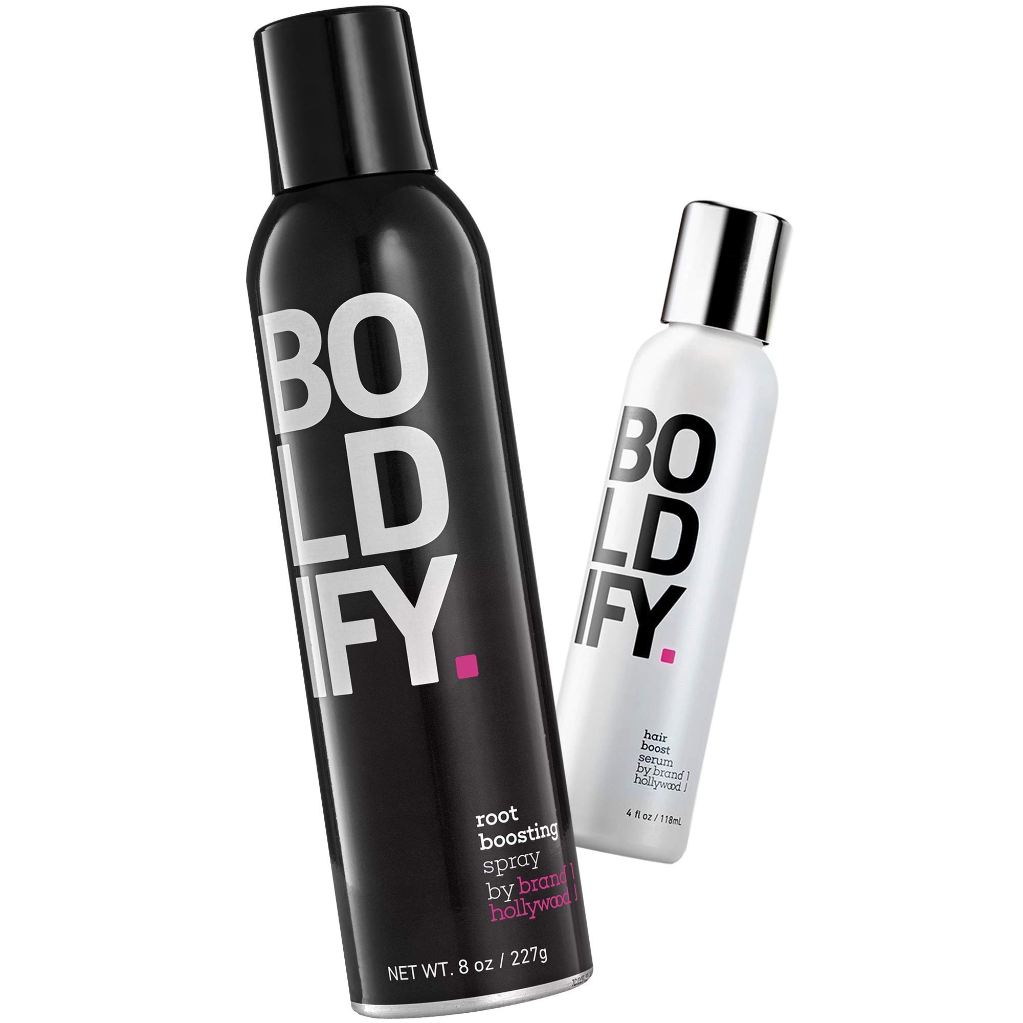 Root Boost Spray + Serum: Boldify Smooth & Boost Bundle: Incredible Lift,  Root Boost & Volume for Fine Hair & Leave-In Conditioner, Thermal Protectant