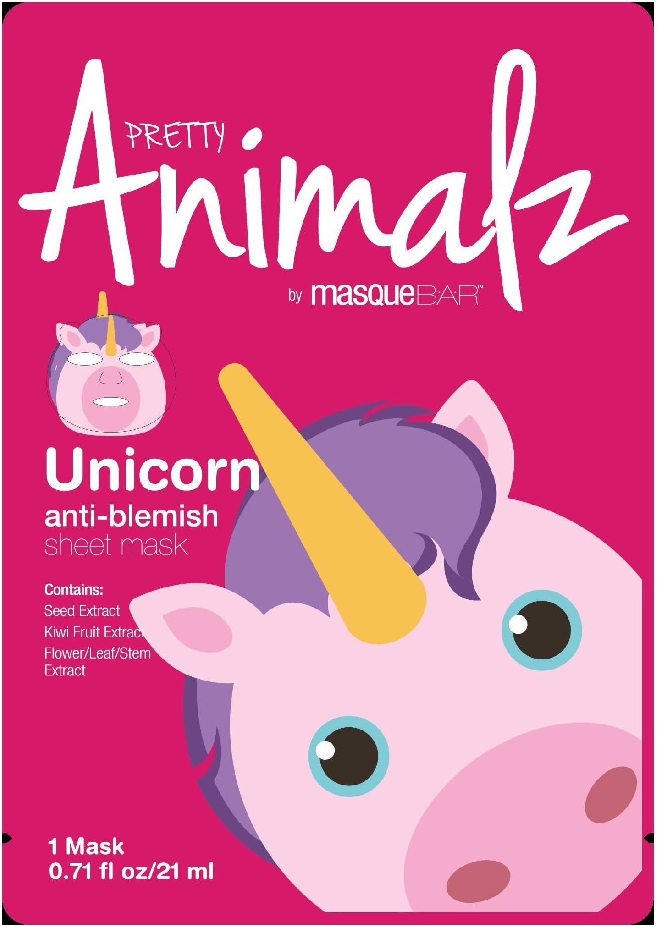 Unicorn Anti-Blemish Sheet Mask, pack of 1