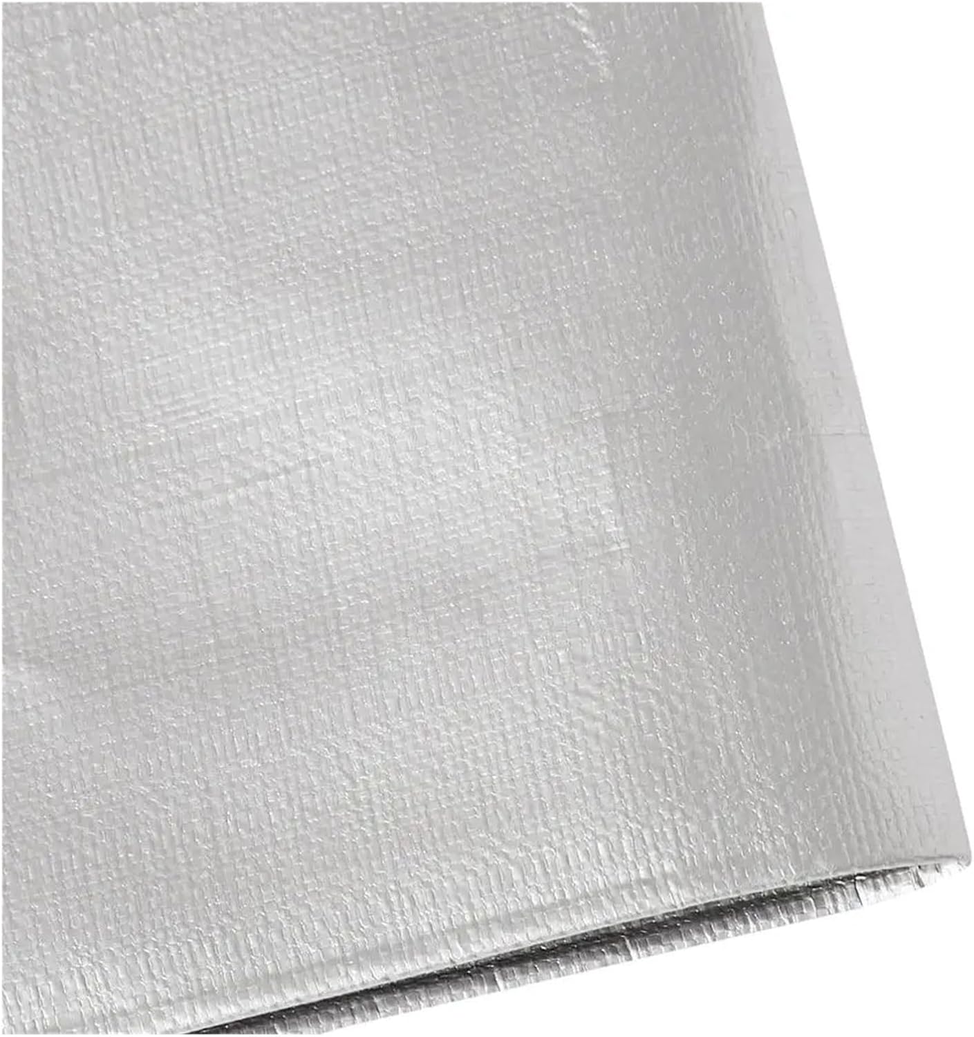 Multi Purpose Waterproof Poly Tarp Cover, 20 X 20 FT, 10MIL Thick, Brown Silver, 1Pack