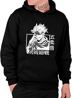 Moletom Com Capuz Jujutsu Kaisen Satoru Gojo Algodão