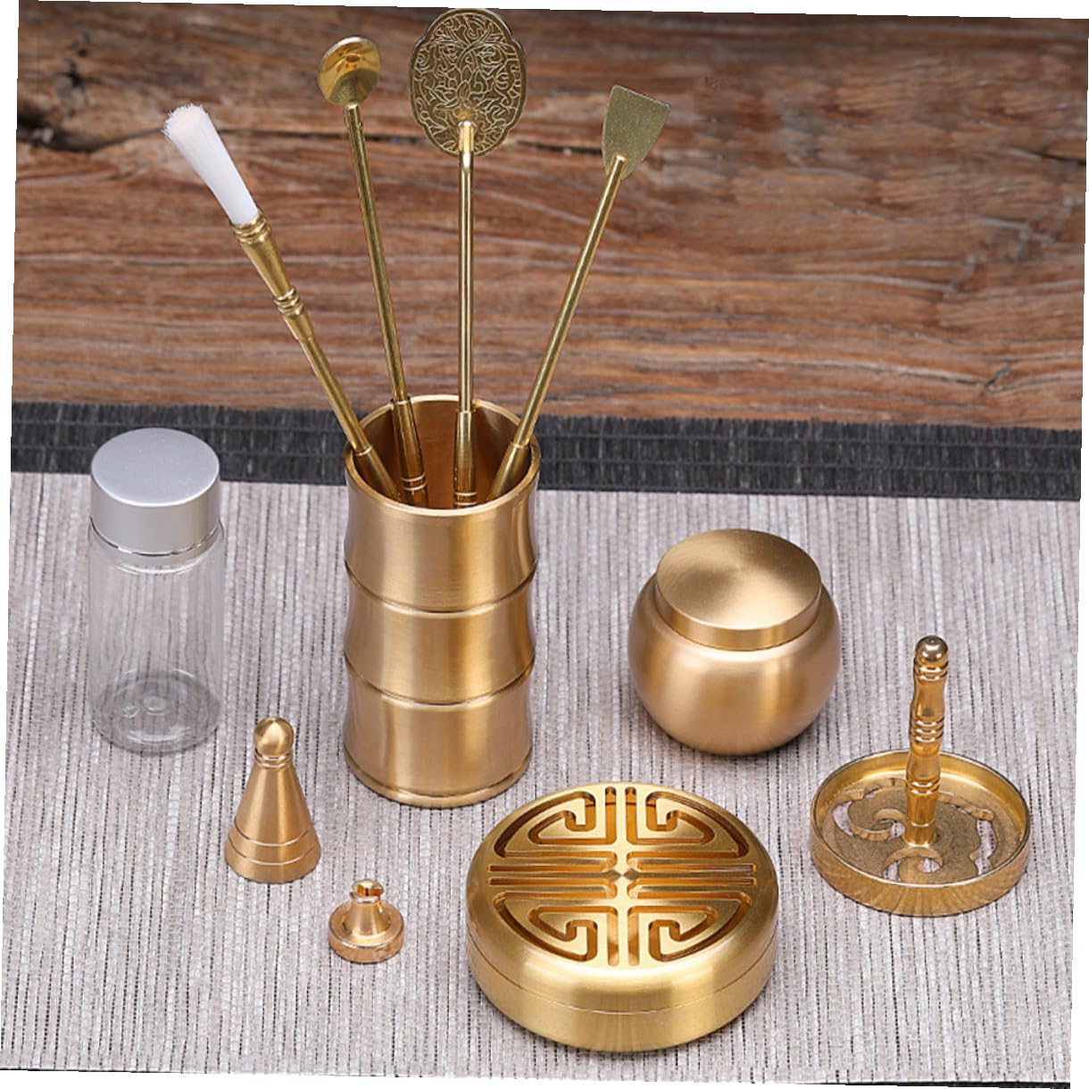 Toyvian Kit de Incienso en Polvo 11 Piezas Molde para Hacer Conos Herramientas para Hacer Incienso en Polvo Material Liso Fácil de Limpiar Adecuado para Yoga y Meditación