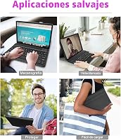Yeegnar Billentyűzetes Védőtok Lenovo Tab P11/P11 Plus (TB-J606/TB-J607) Tablethez - Levehető Vezeték Nélküli Mágneses Billentyűzet, 11", Fe 5