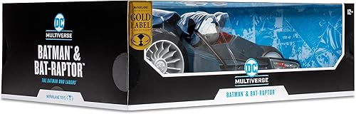 Miniatura 9 de DC Multiverse Vehículos - BAT Raptor con Batman moderno (etiqueta dorada)