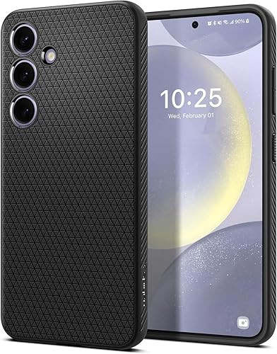 Miniatura 8 de Spigen Liquid Air - Funda diseñada para Galaxy S24 Ultra (2024), protección de grado militar, color negro mate