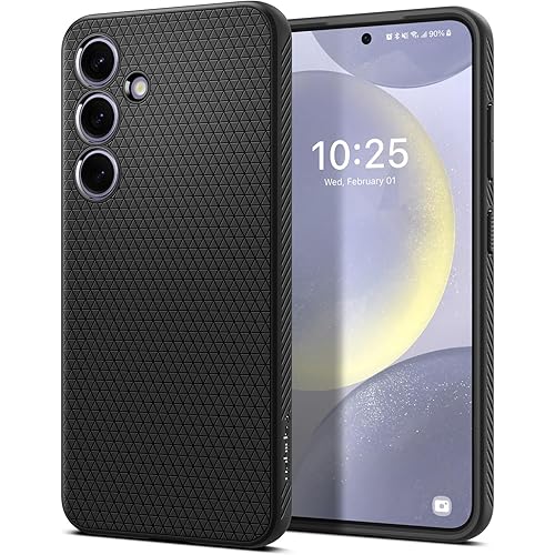 Spigen Liquid Air Designed for Galaxy S24 Case (2024) [Military-Grade Protection] - Matte Black