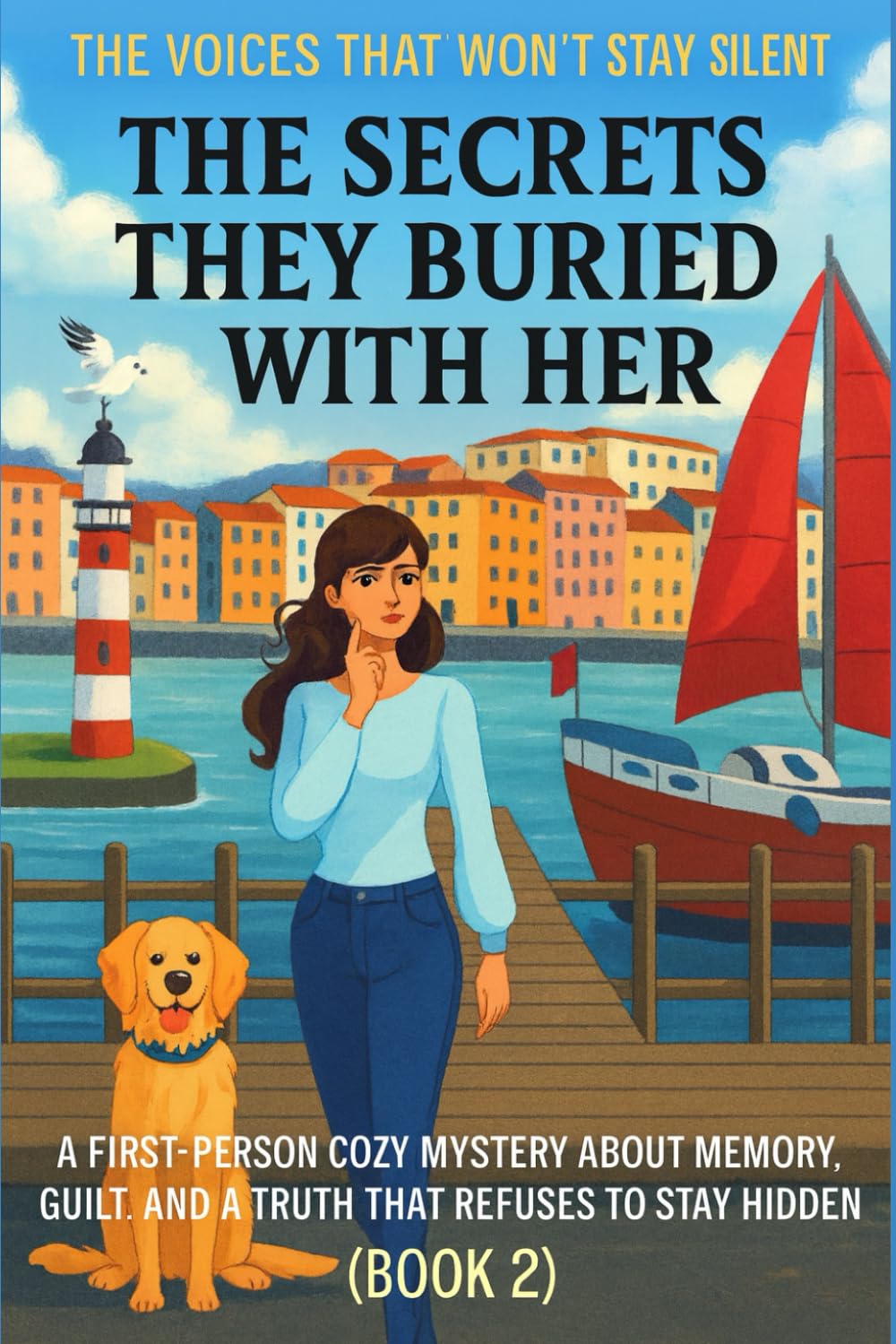 THE SECRETS THEY BURIED WITH HER: A First-Person Cozy Mystery About Memory, Guilt, and a Truth That Refuses to Stay Hidden (Book 2) (THE VOICES THAT WON’T STAY SILENT)