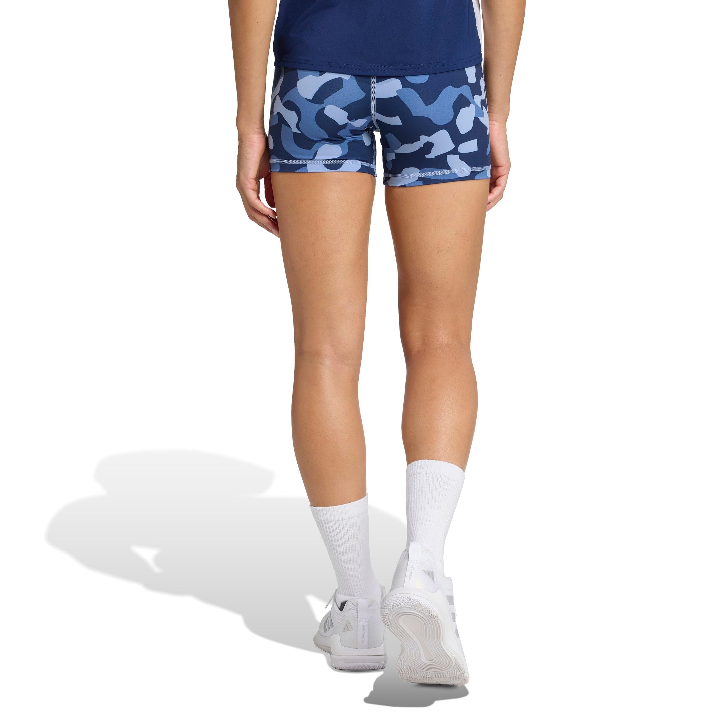 adidas Damen Volleyball Camo Print 4 Inches Shorts