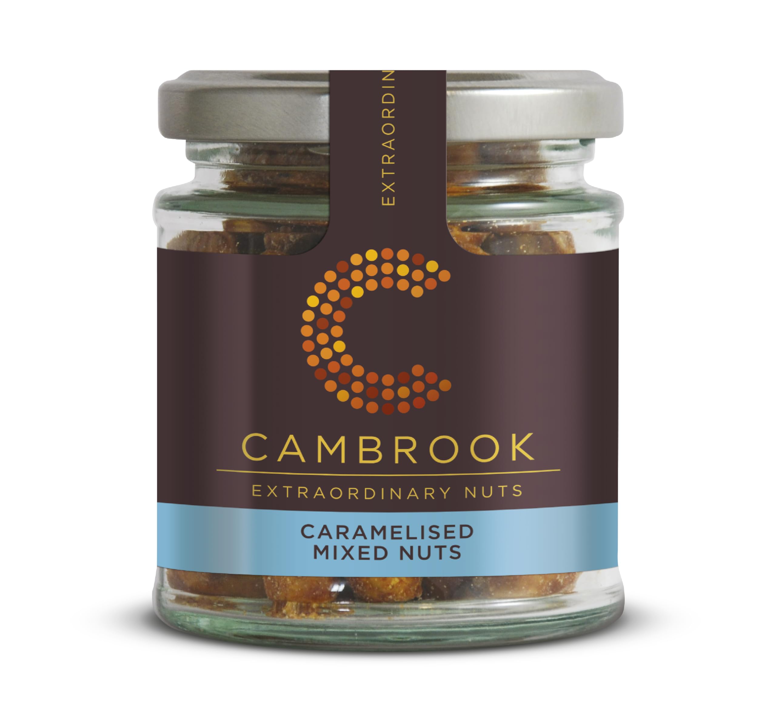 Cambrook - Caramelised Mixed Nuts, 95g Jars, Pack of 15