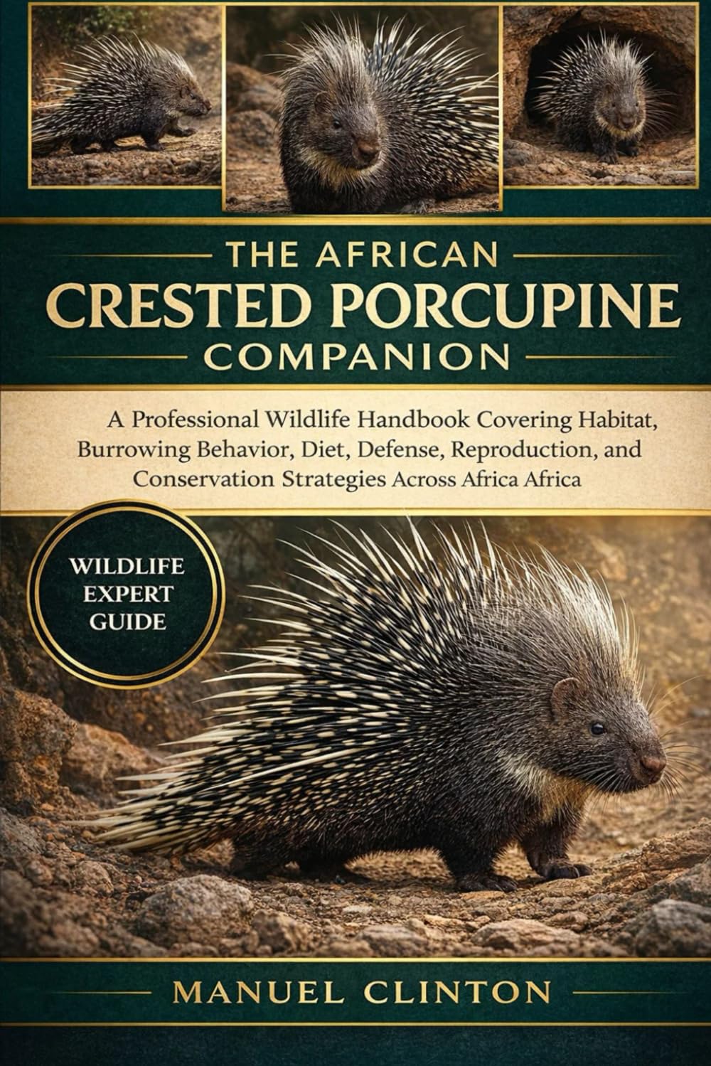 THE AFRICAN CRESTED PORCUPINE COMPANION: A Professional Wildlife Handbook Covering Habitat, Burrowing Behavior, Diet, Defense, Reproduction, and Conservation Strategies Across Africa