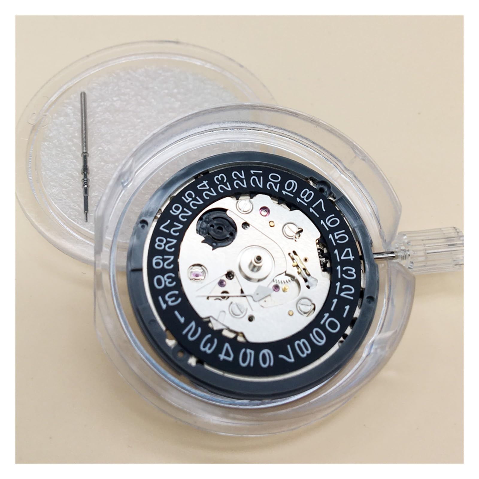 Compatible con Nh35 y Nh35A. Movimiento mecánico con Ventana de Fecha Negra. Kit de reemplazo de Movimiento para Reloj automático de Lujo de Alta precisión (2021).
