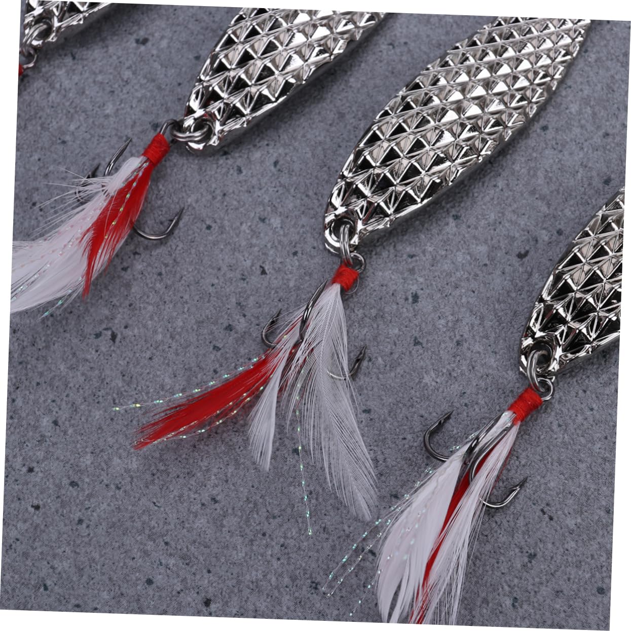 YARNOW 5 Pièces Appâts pour La Pêche Leurres De Pêche Faux Appât avec Crochet