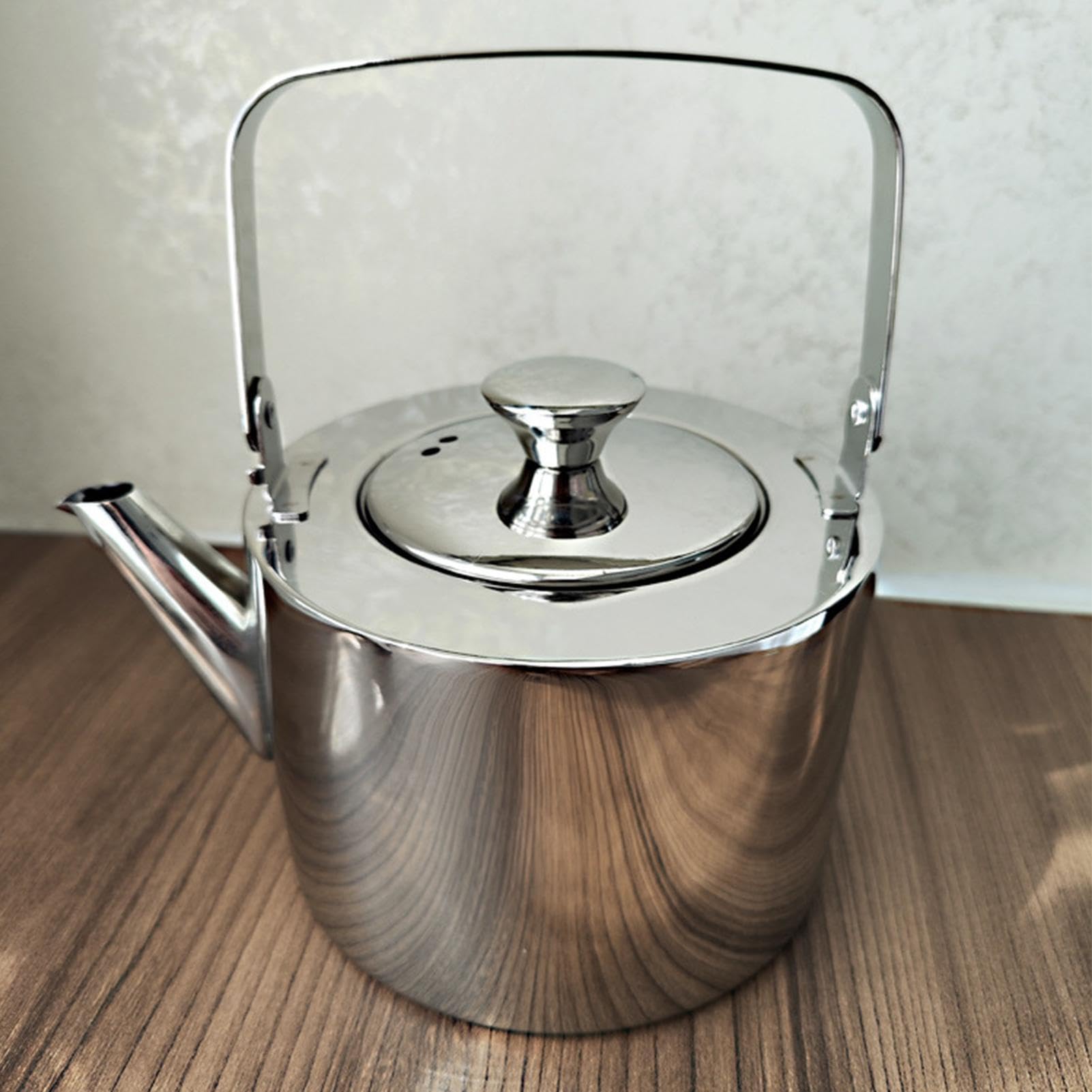 de acero inoxidable de 1,3 l de metal hirviendo con infusor y