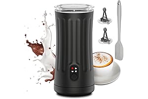 Upgraded 4-in-1 Milk Frother and Steamer: The Ultimate Milk Crafting Companion