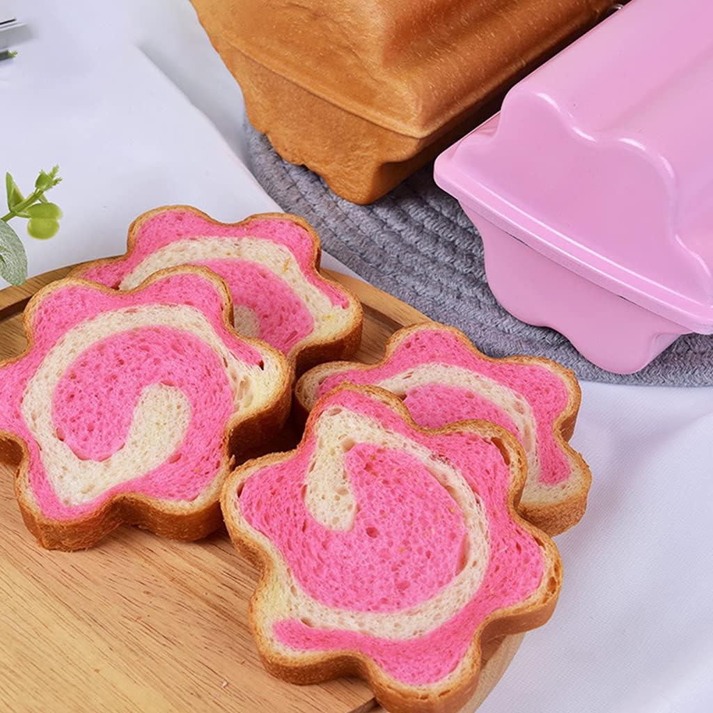 Stainless Steel Bread Mold Loaf Pan Non-Stick Baking Tray Cylinder/Heart/Flower Shaped Toast Cake Cheese Mould Kitchen B