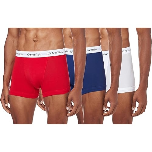 Calvin Klein Men's Underwear Cotton Stretch Trunk (3 Pack)