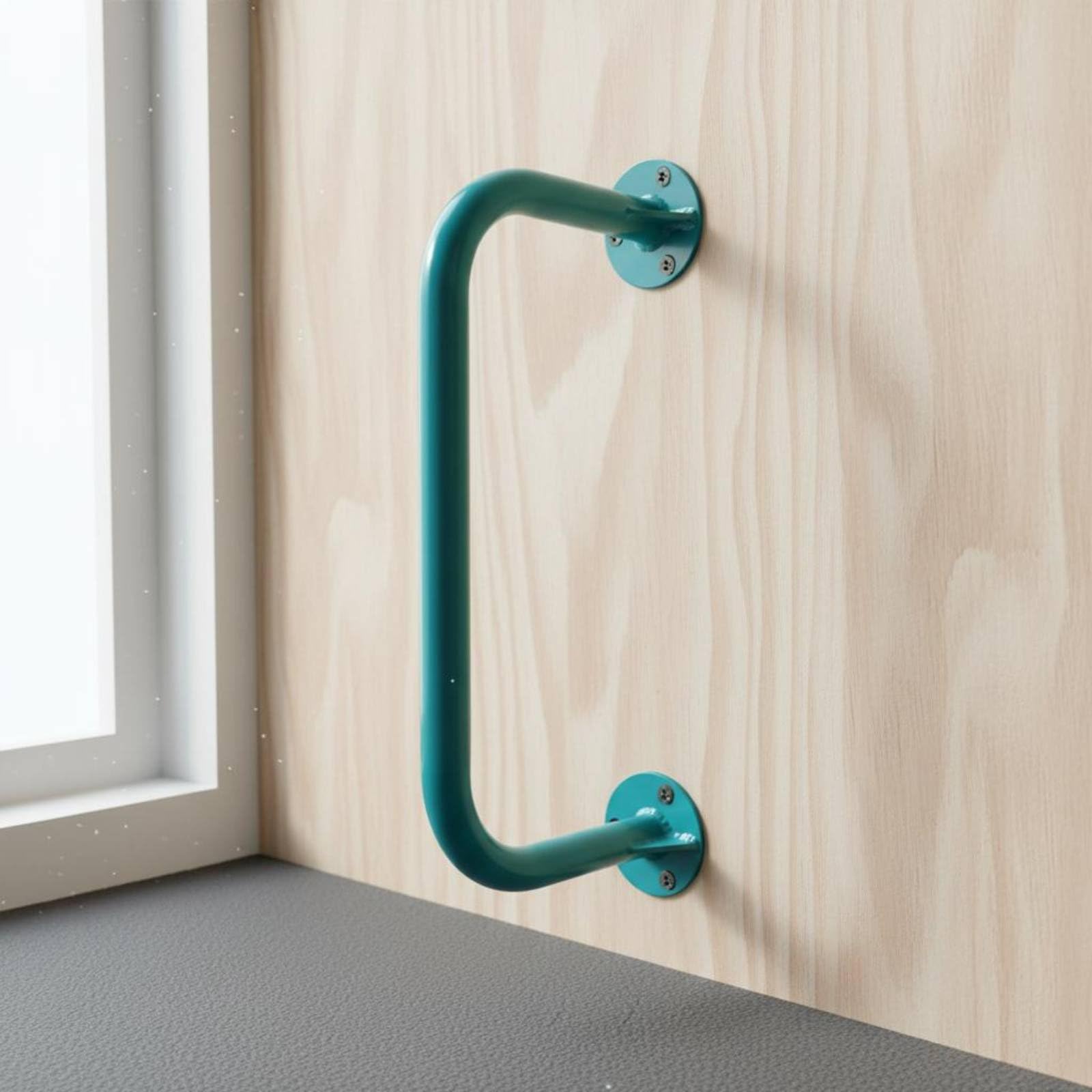 Barra Arrampicata Bambini per Parete Sbarra Trazioni Attrezzo Esercizi Struttura Ginnica Acciaio con Verniciatura in Uso Adatta a Camerette Sale Giochi Palestra Domestica, Tiffany