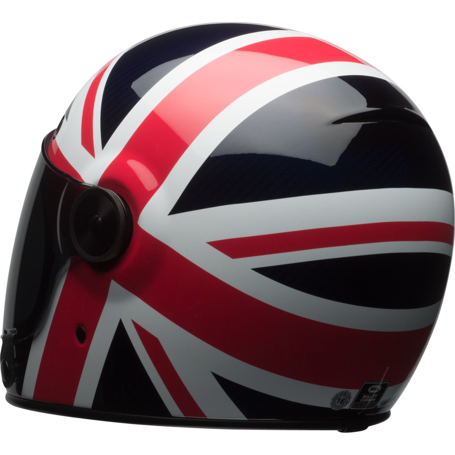 bell custom 500 helmet vintage white m Bell Helmets Cruiser 2017 Bullitt Carbon Adult Helmet, Carbon Spitfire  Blue/Red, Size 2XS : Amazon.co.uk: Automotive