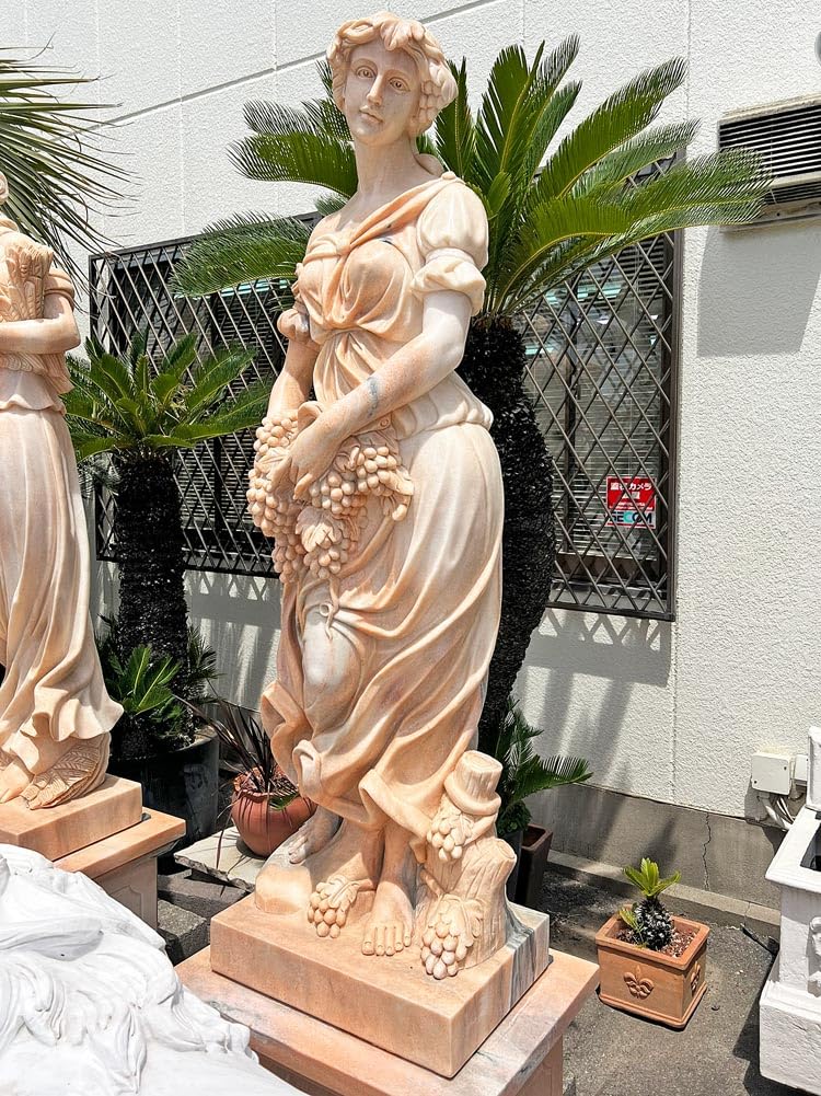 【天然モノ】彫刻女性像の貝殻 置物 天然モノ】彫刻女性像の貝殻 置物