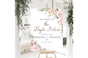 Welcome To The Night Before Sign, Rehearsal Dinner, Wedding Reception