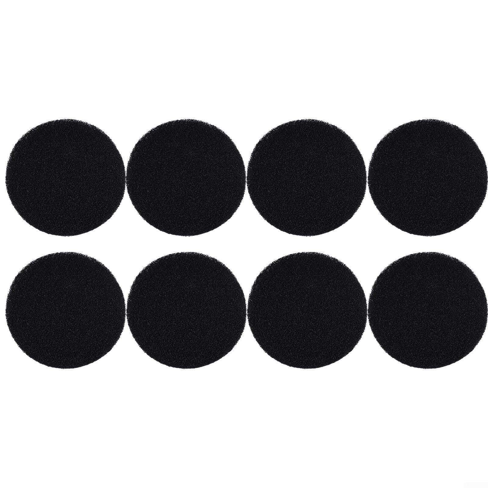 Neutralizing Solution 8 PCS Activated Carbon Filter Cotton for Kitchen Waste Bins (round)