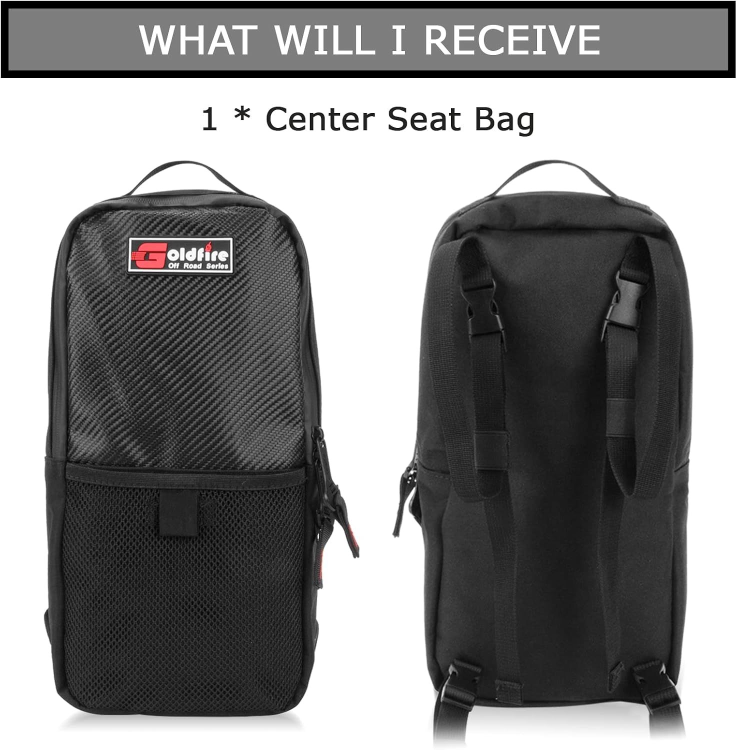 PSLER Talon 1000 Accessories, Talon Center Seat Bag Storage Bag Between Seat Shoulder Bag for Talon 1000R 1000X 1000X4 2019-2021 (Black)