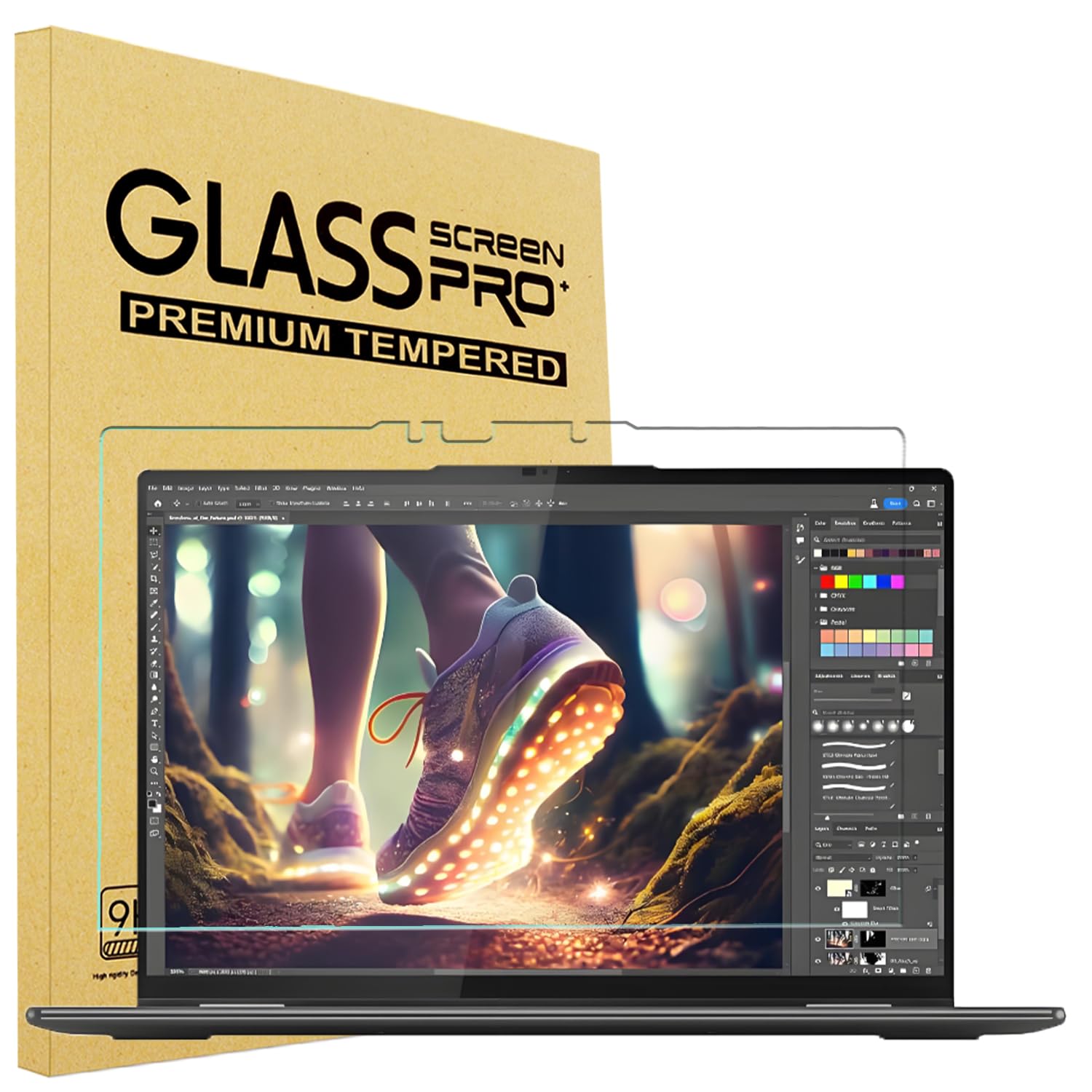 i-Tensodo 14 Inch Tempered Glass Screen Protector for 2026 New Lenovo Yoga 7a 2-in-1 14" (14AGP11), Yoga 7i 2-in-1 Aura Edition 14 Gen 11 Touchscreen Laptop, 9H, Anti-Scratch