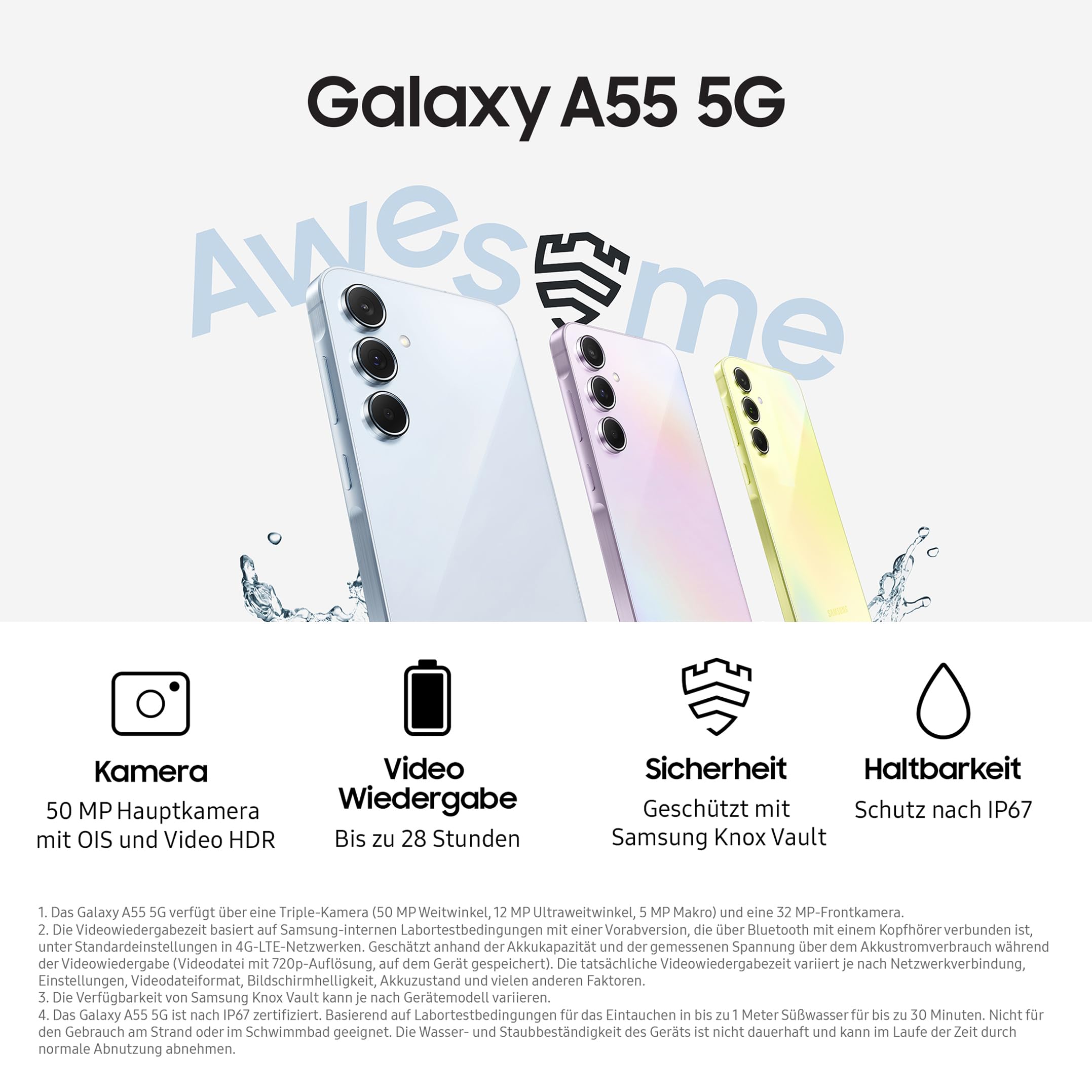 Samsung Galaxy A55 Smartphone 128 G – Bild 3