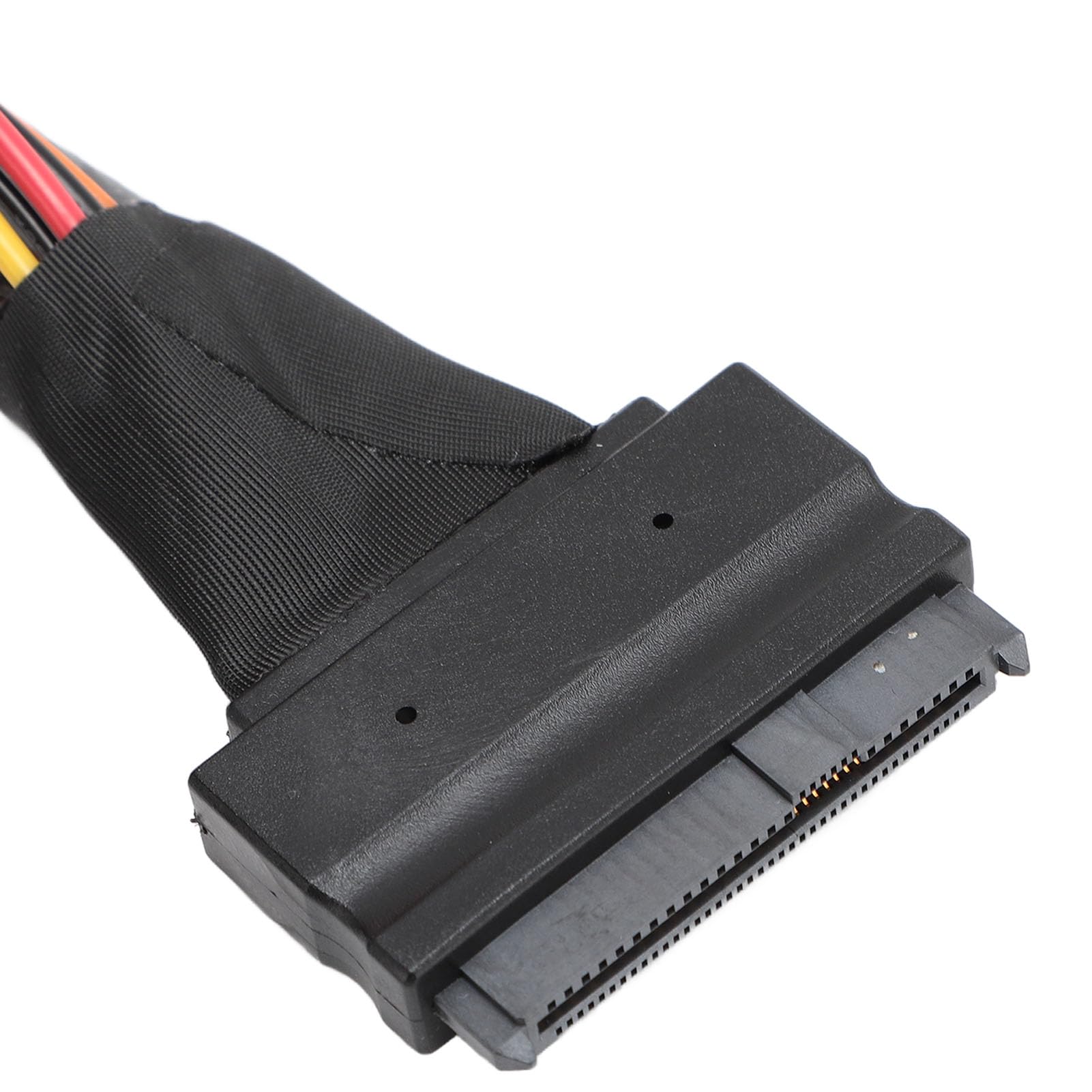 SFF-8654 8I na 2xSFF-8639 NVME U.2, kabel adaptera NVMe, 24 Gb/s 80 cm cienki do kabla adaptera karty SAS do płyty głównej SSD, długość 31,50 cala