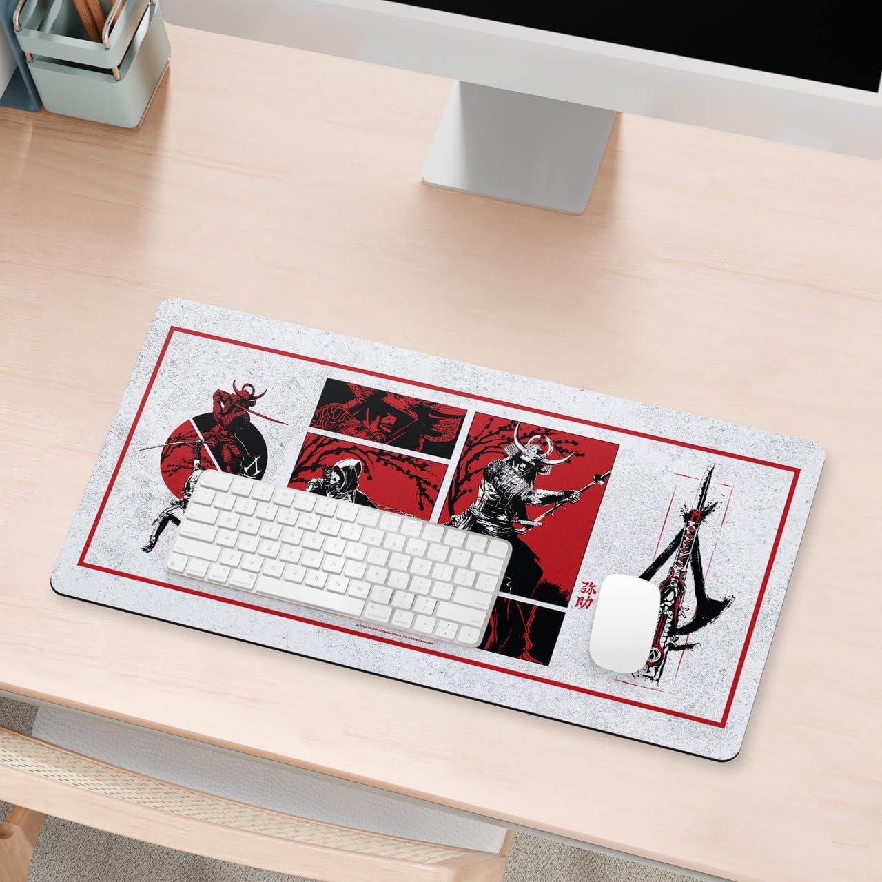 Head Case Designs Officially Licensed Assassin's Creed Character Art Shadows Graphics 23.62 x 11.81 x 0.12 inches (600 x 300 mm) - L Gaming Office Desk PC Keyboard Mouse Mat Pad - Image 4