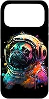 Vista 22 de Pug Astronaut Dog Funny Outer Space Colorful Cosmic Explorer Case for iPhone 16