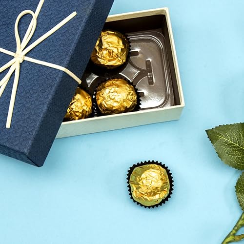 Miniatura 6 de 300 envoltorios de caramelos de papel de aluminio dorado, 3 x 3 pulgadas, cuadrados de chocolate dorado, papel de regalo de papel de aluminio,
