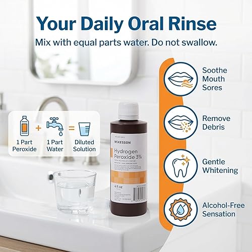 Miniatura 5 de Mckesson Peróxido de hidrógeno antiséptico 3% de fuerza