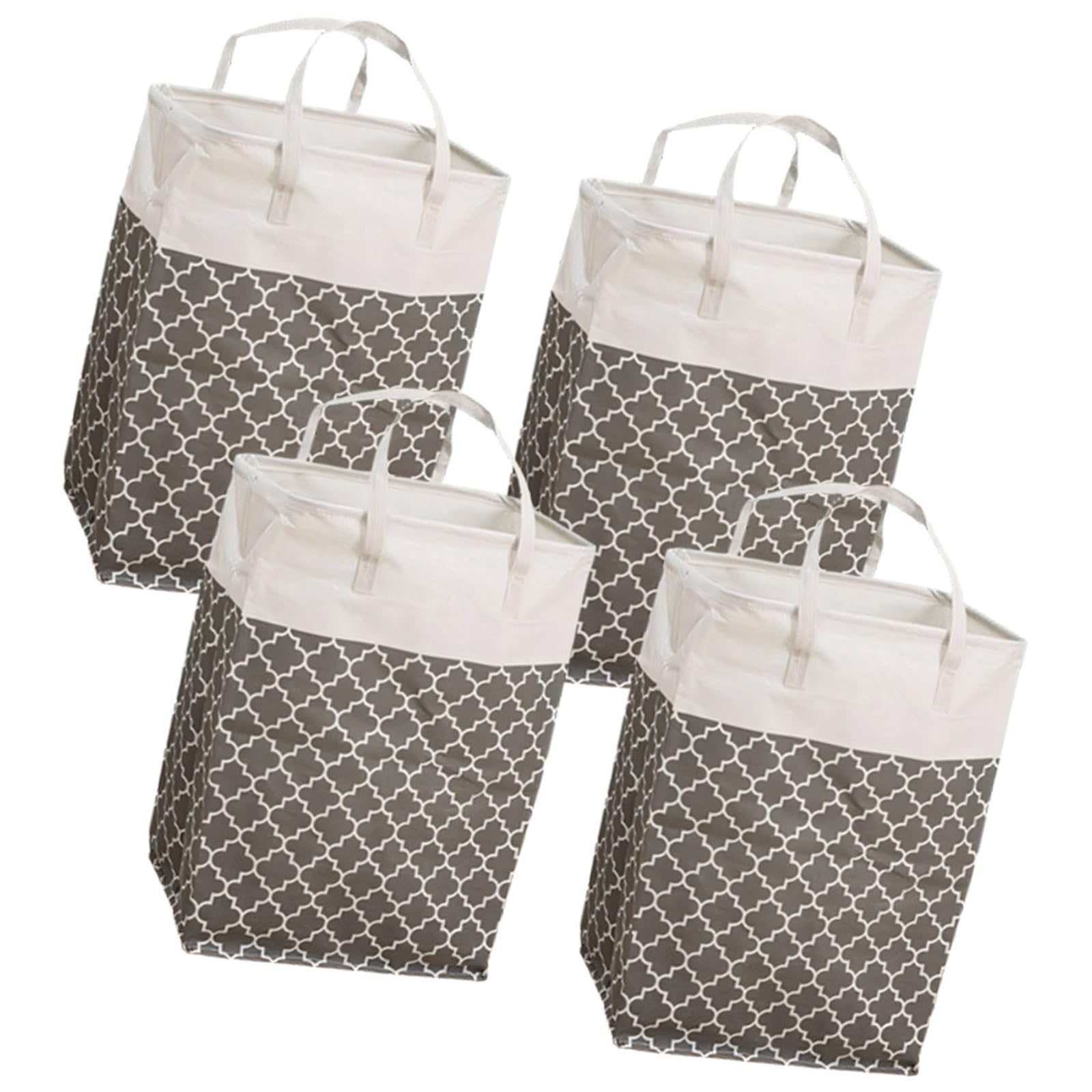 4Pcs Extra Large 75L Fabric Storage Containers Perfect for Arranging Garments Belongings and Various Objects Space Saving Folding Hamper