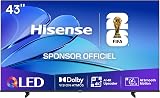 Hisense QLED 43 43E7Q 4K Ultra HD Smart TV VIDAA WiFi Dolby Vision HDMI 2.1 - 4