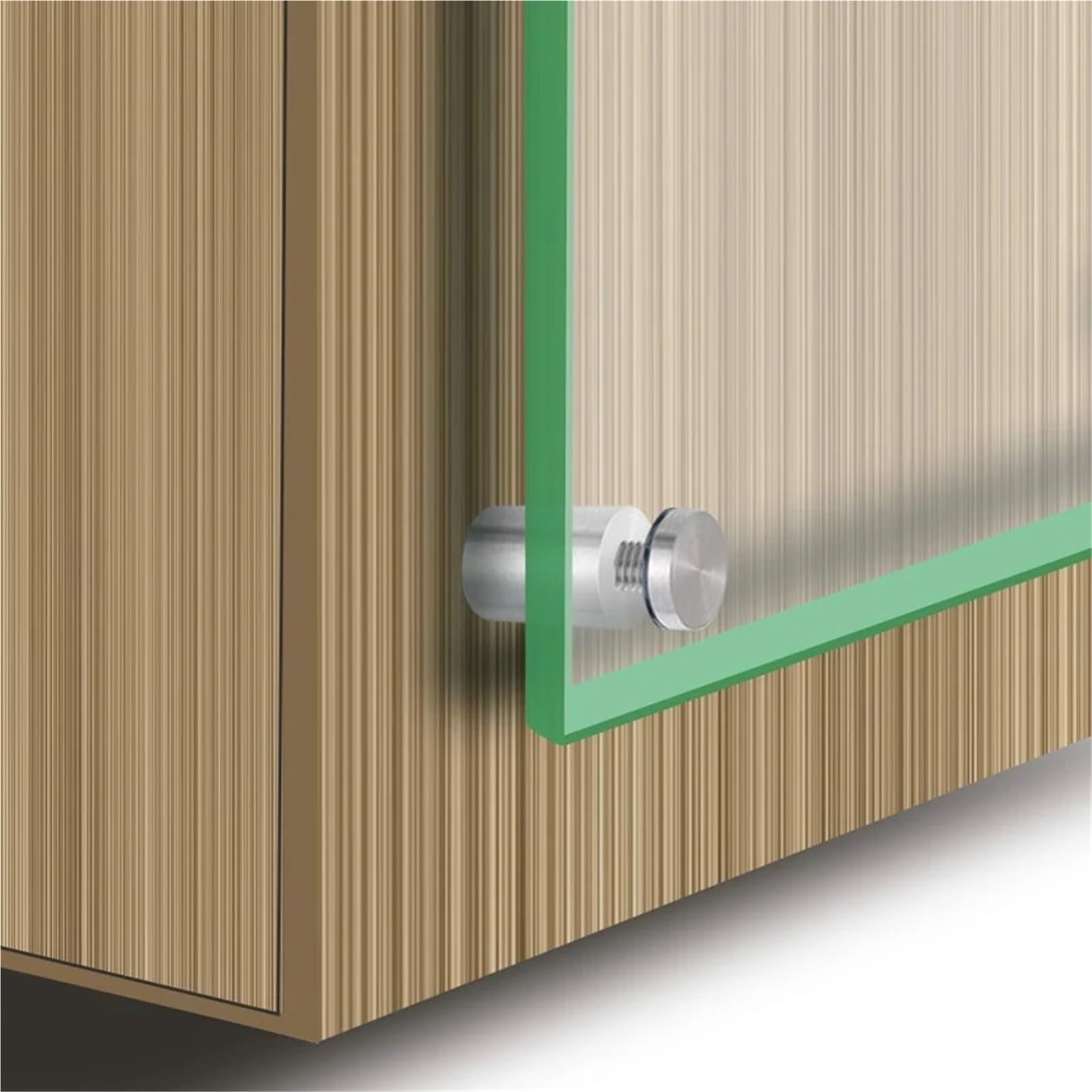 Mocowania dystansowe, 50 szt. Śruby dystansowe ze stali nierdzewnej 25x12 mm do montażu szyldów na szkle akrylowym