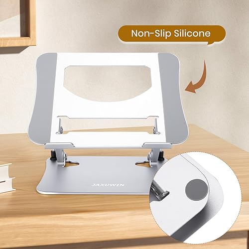 Miniatura 4 de Soporte para laptop de última generación, no se tambalea mientras escribe, soporte elevador ajustable de aluminio para computadora portátil, soporte