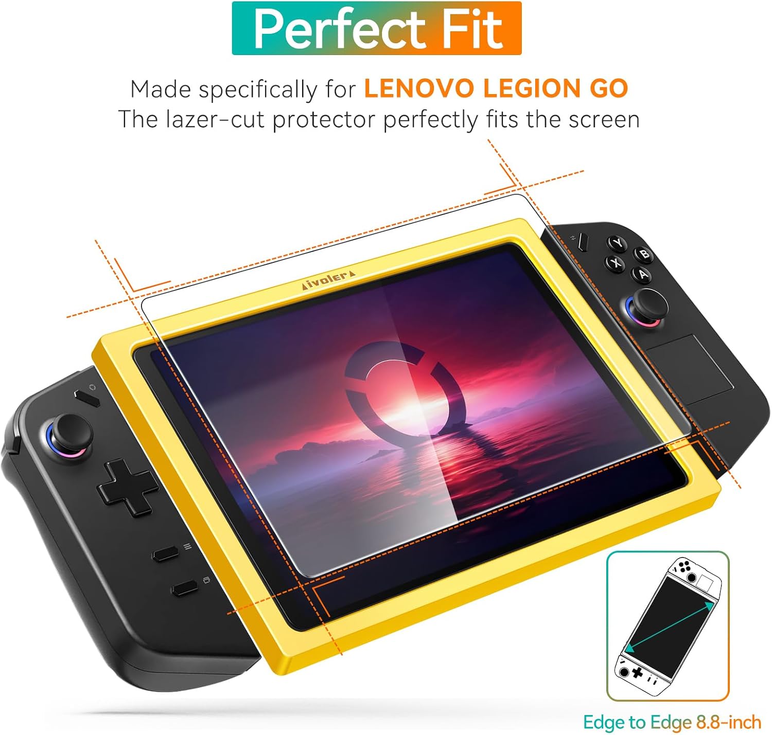 ivoler Ultra HD Clear Screen Protector for Lenovo Legion Go 2-Pack image 2