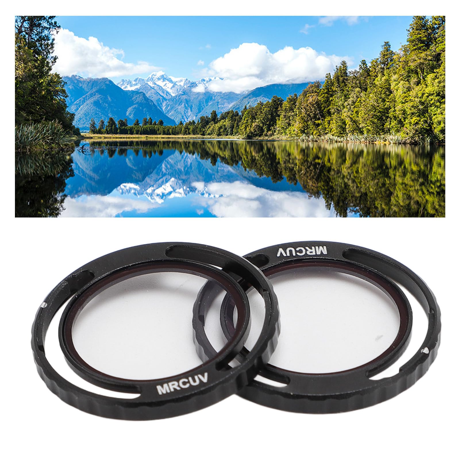 Kameraobjektivfilter für Avata 2 Drohne, 2 Stück UV-Filter, Optisches Glas, Drohnenobjektivfilter, Zubehör mit Aufbewahrungsbox