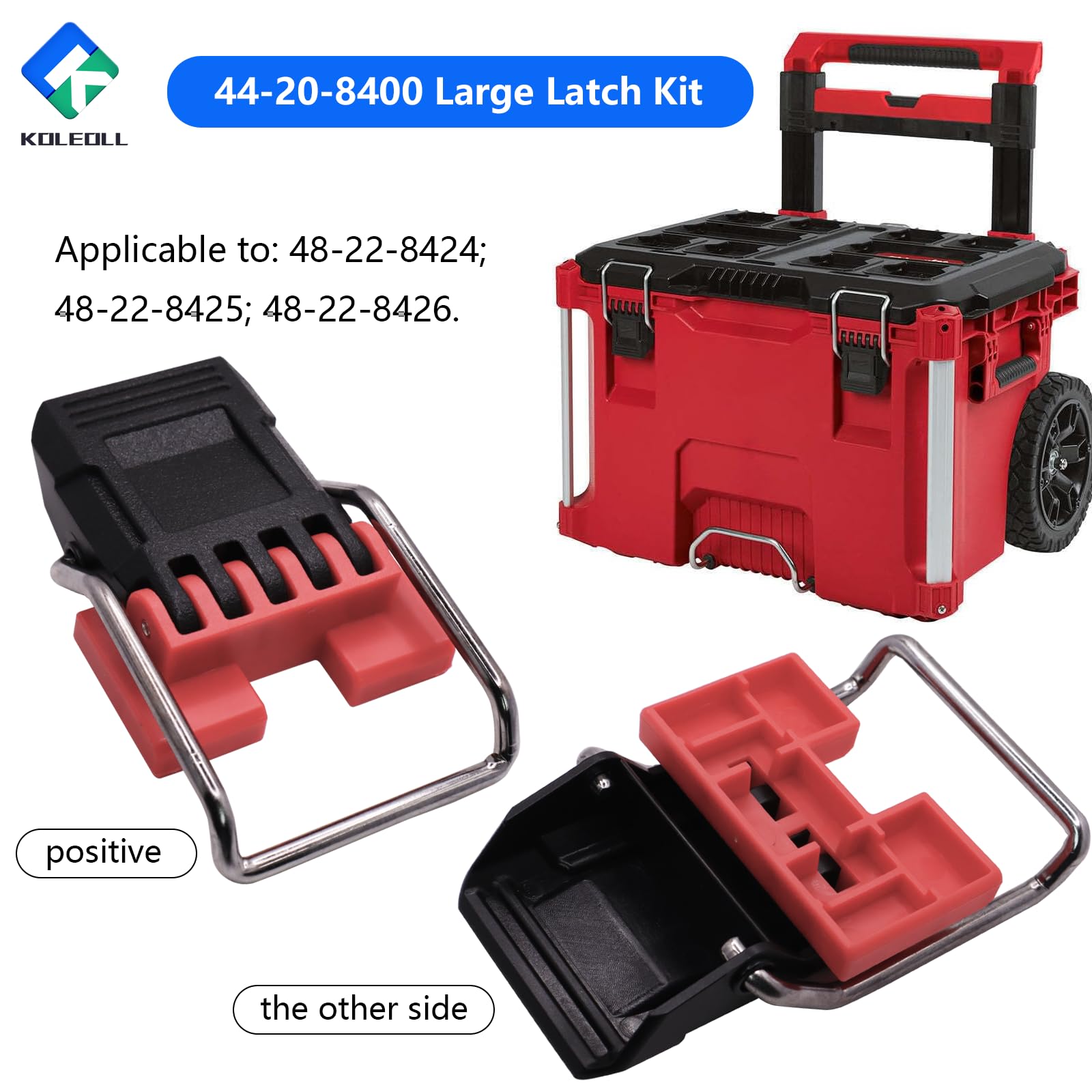 KOLEOLL 2 Pack 44-20-8400 Large Latch Kit PACKOUT Compatible with