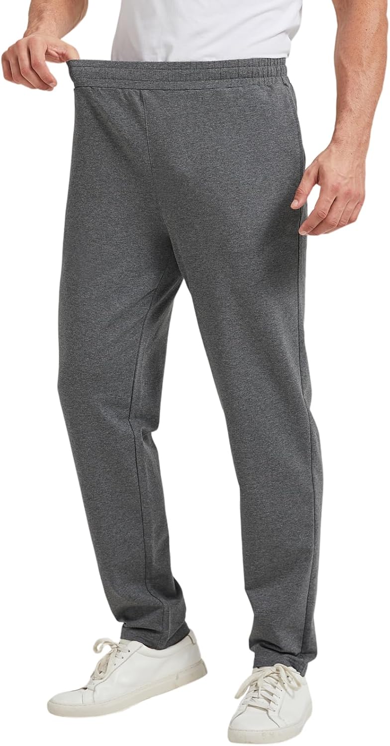TTZ Mens Tall Sweatpants 34/36 Inseam Workout Pants for Tall Men - Image 2