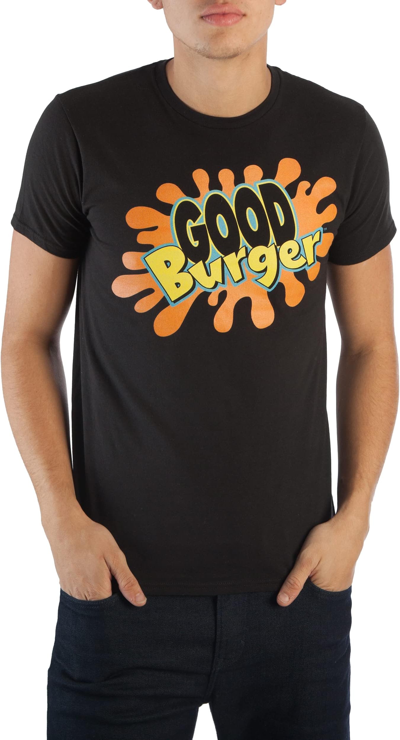 NickelodeonGood Burger T-Shirt Men's Black Logo Tee