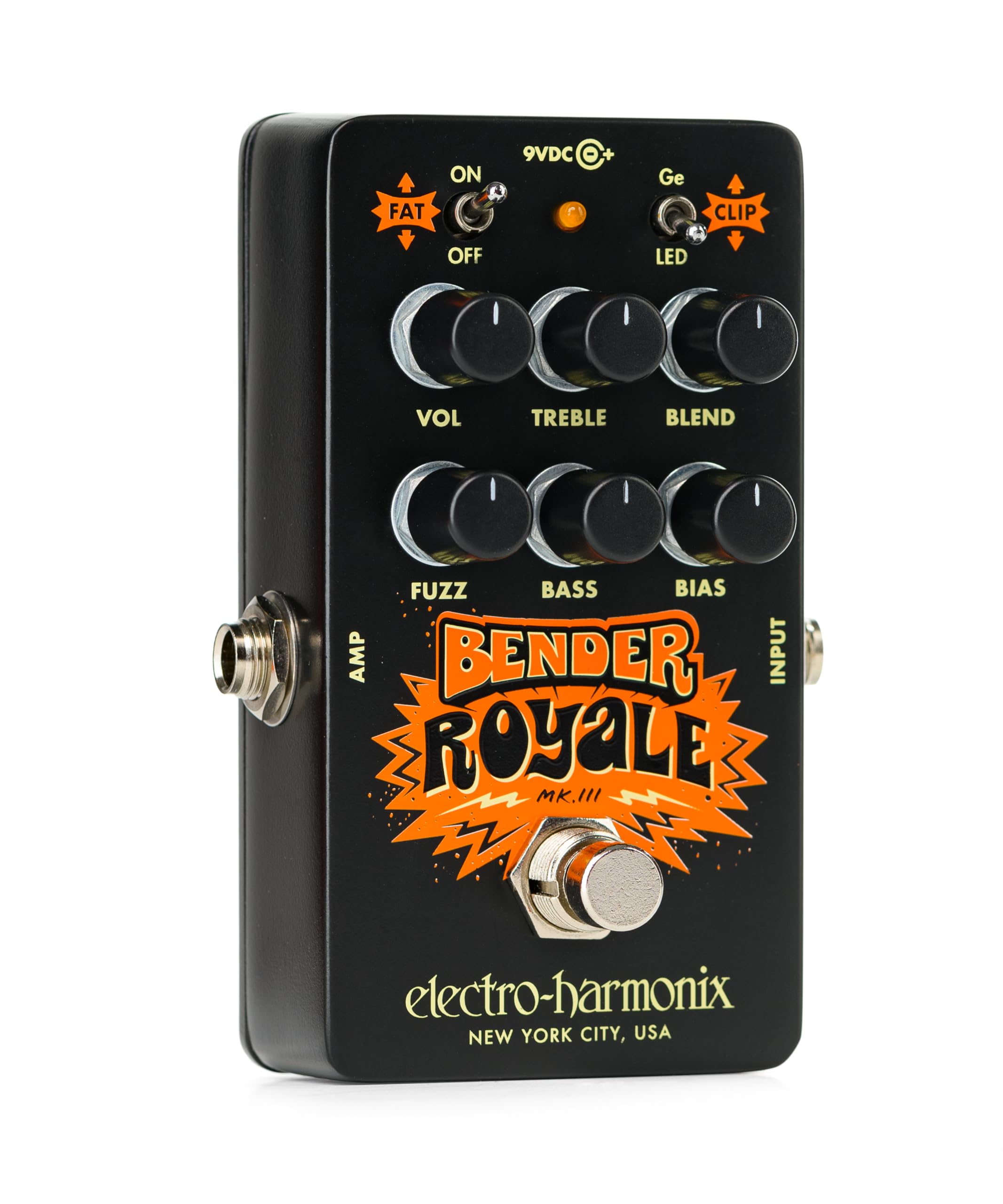 ギター ELECTRO-HARMONIX Bender e Amazon.com: Electro-Harmonix Bender Royale Germanium Fuzz, Black