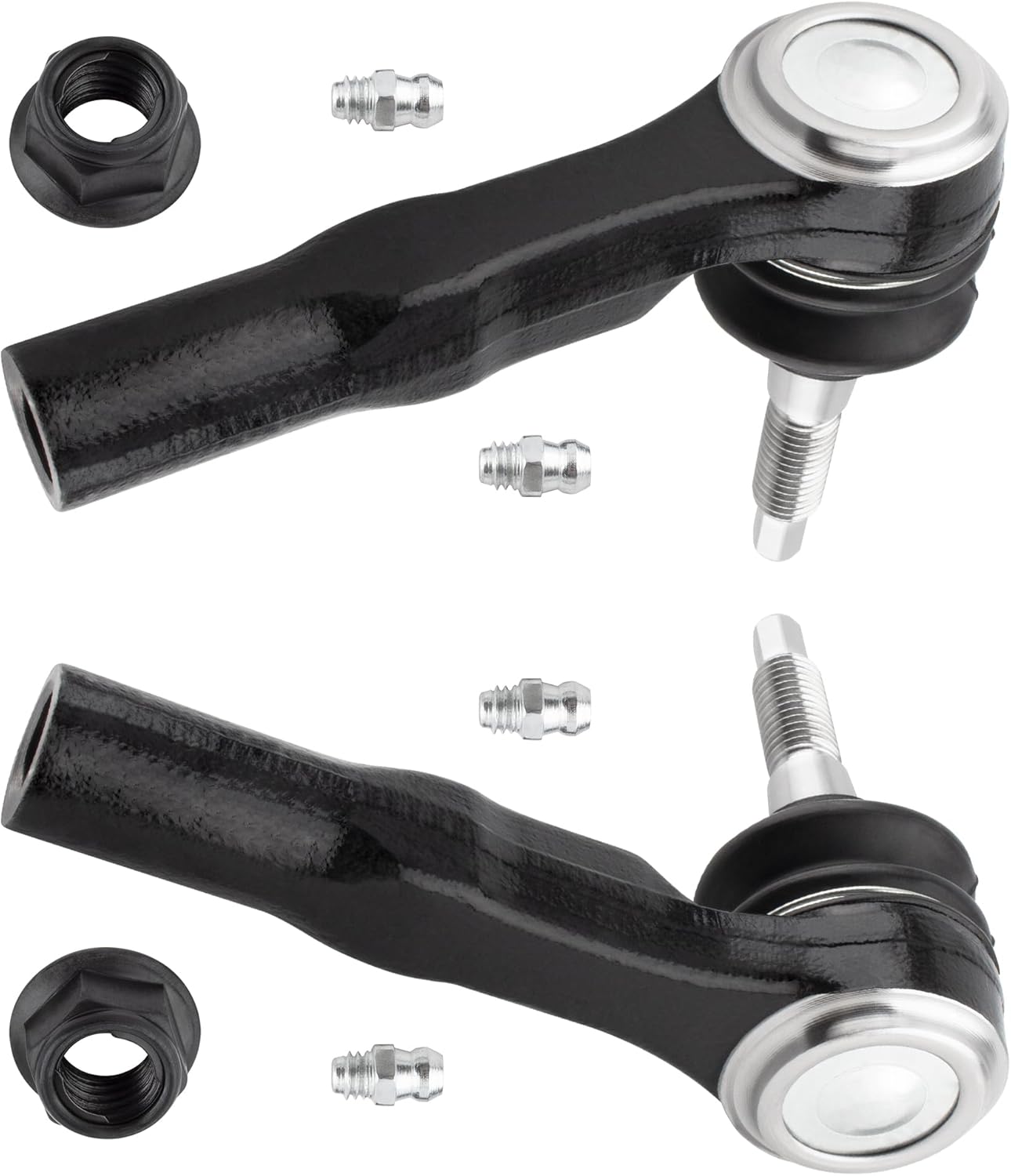 ES800640 Front Outer Tie Rod Ends Left & Right for Cadillac SRX 2010-2016 Chevrolet Equinox GMC Terrain 2010-2017, Pack of 2