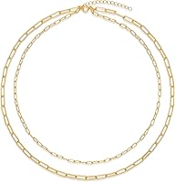 Vista 3 de Tienda Essentials Collar de cadena de clip doble de 14 quilates